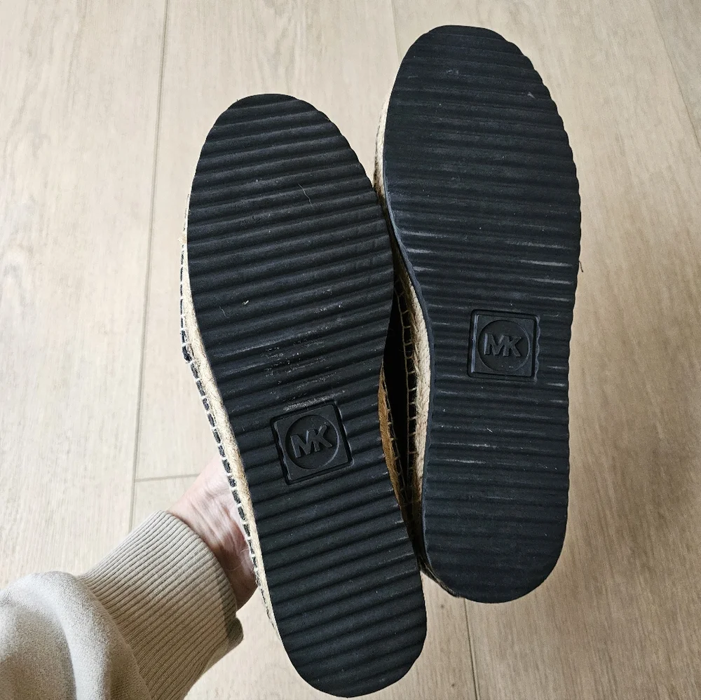 Michael Kors Pebbled Leather Espadrilles